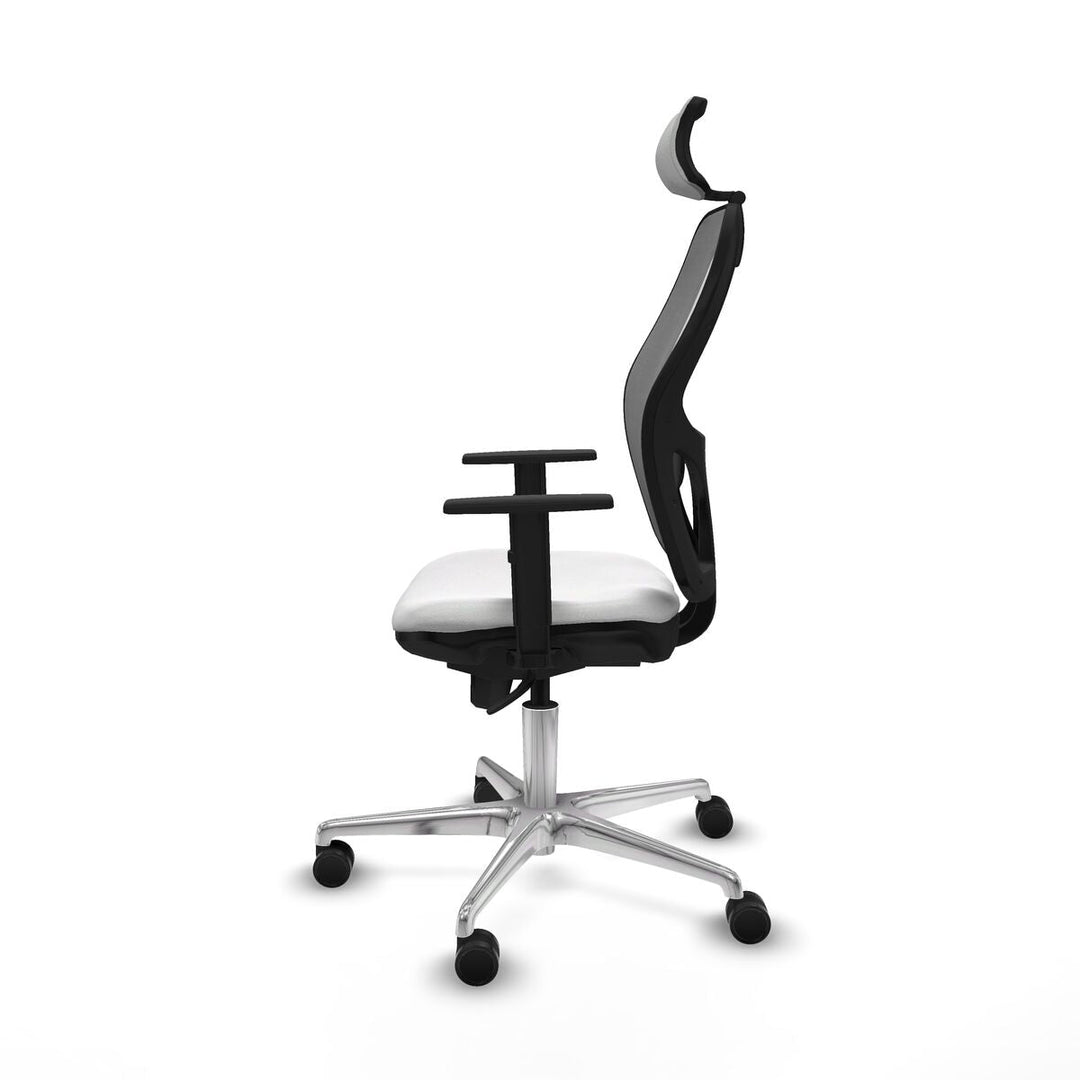 Office Chair with Headrest Piqueras y Crespo 1D086N2 White