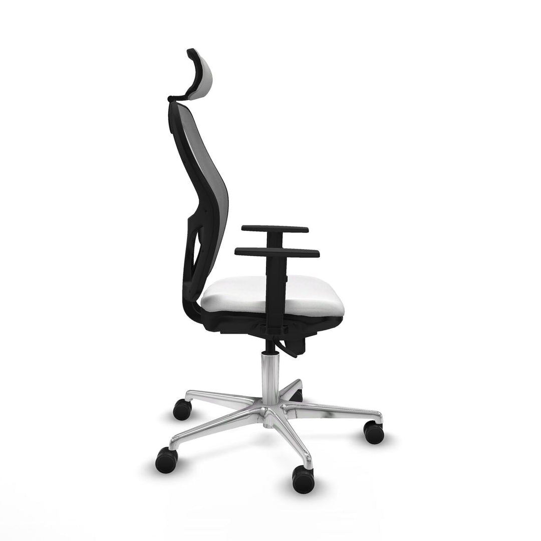 Office Chair with Headrest Piqueras y Crespo 1D086N2 White