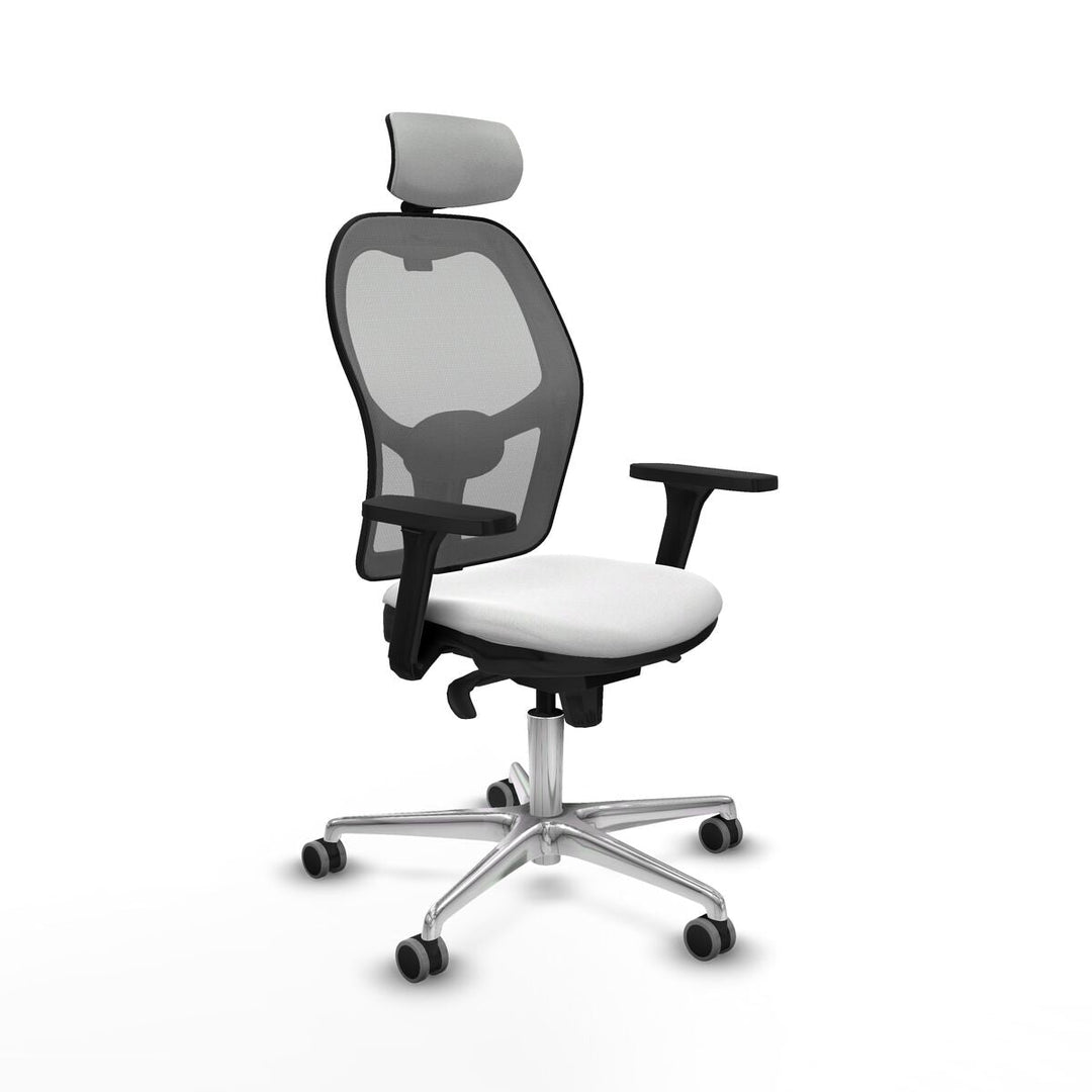 Office Chair with Headrest Piqueras y Crespo 3D086G2 White