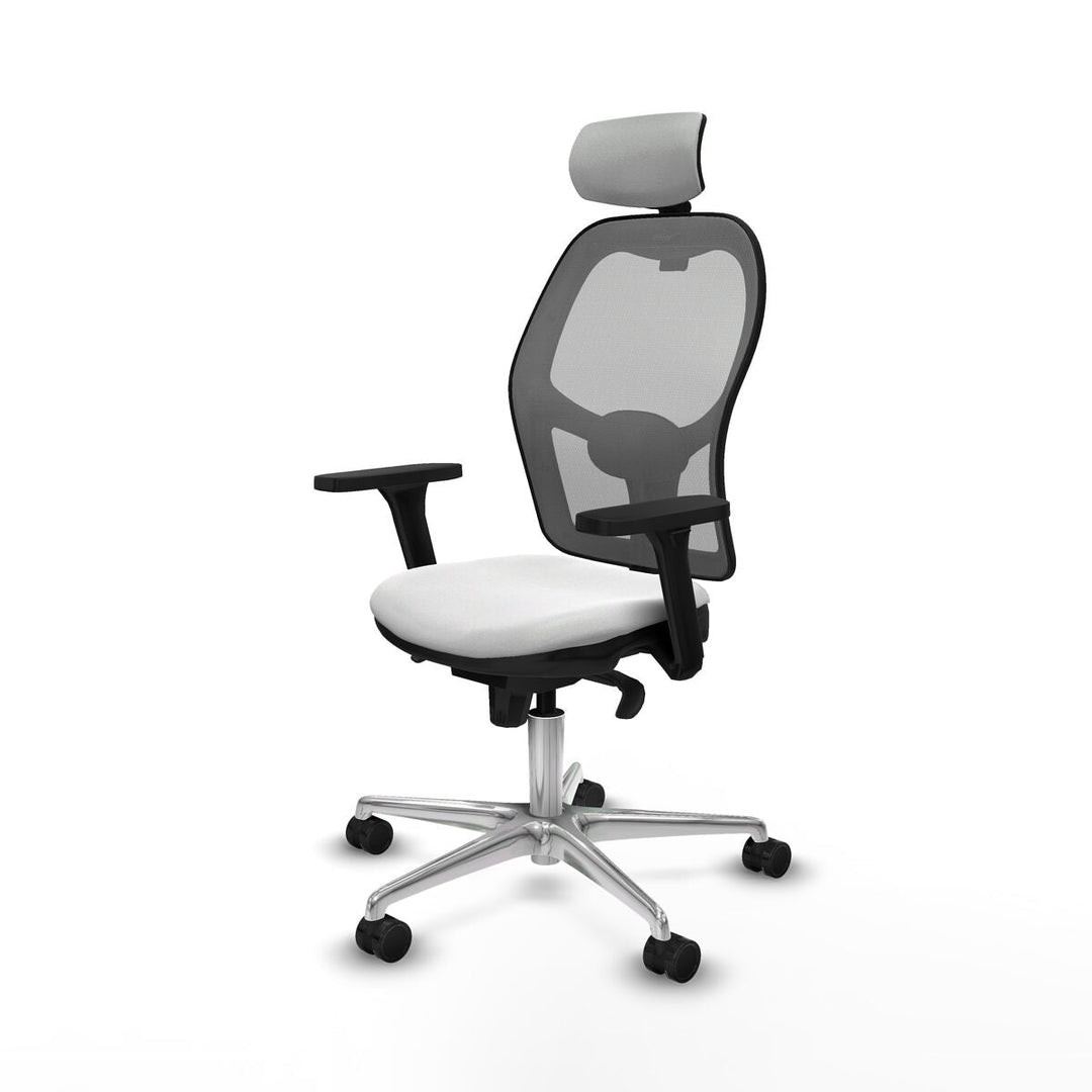 Office Chair with Headrest Piqueras y Crespo 3D086N2 White
