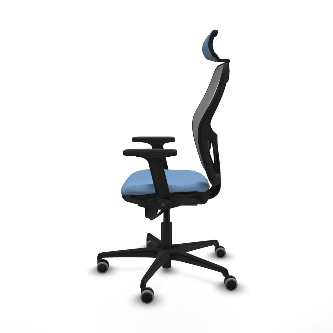 Office Chair with Headrest Piqueras y Crespo 2D036G2 Sky blue