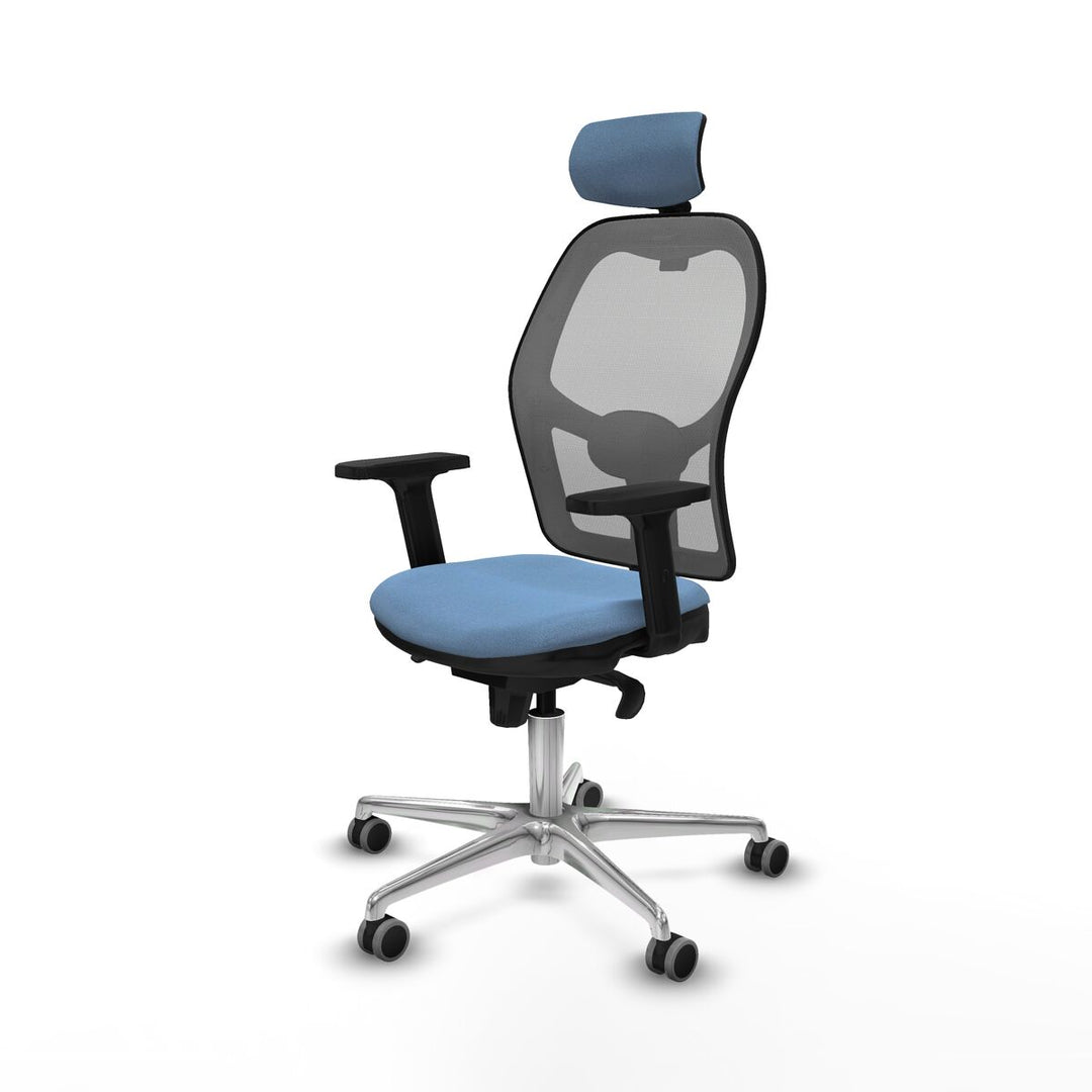 Office Chair with Headrest Piqueras y Crespo 2D086G2 Sky blue