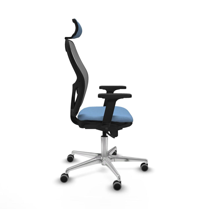 Office Chair with Headrest Piqueras y Crespo 2D086G2 Sky blue