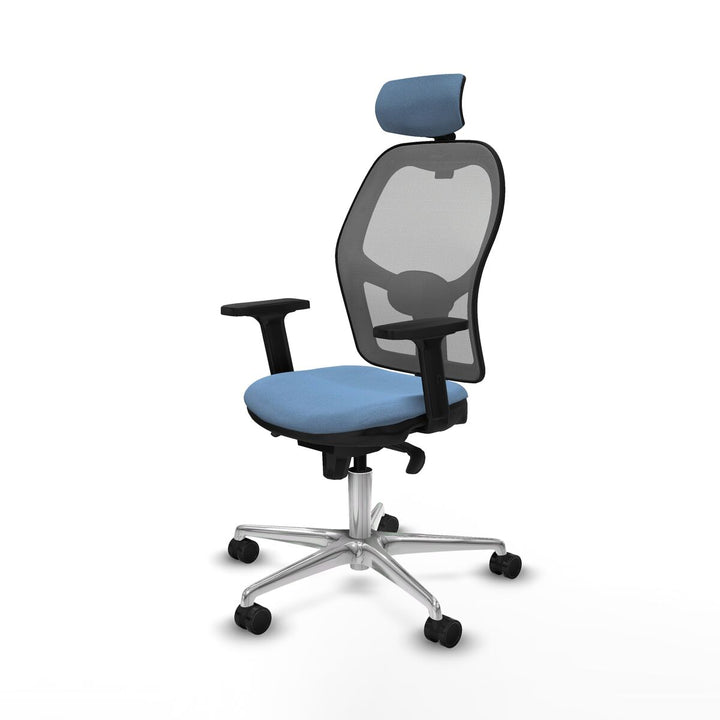 Office Chair with Headrest Piqueras y Crespo 2D086N2 Sky blue