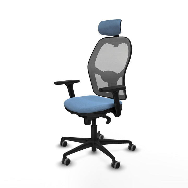 Office Chair with Headrest Piqueras y Crespo 3D036G2 Sky blue