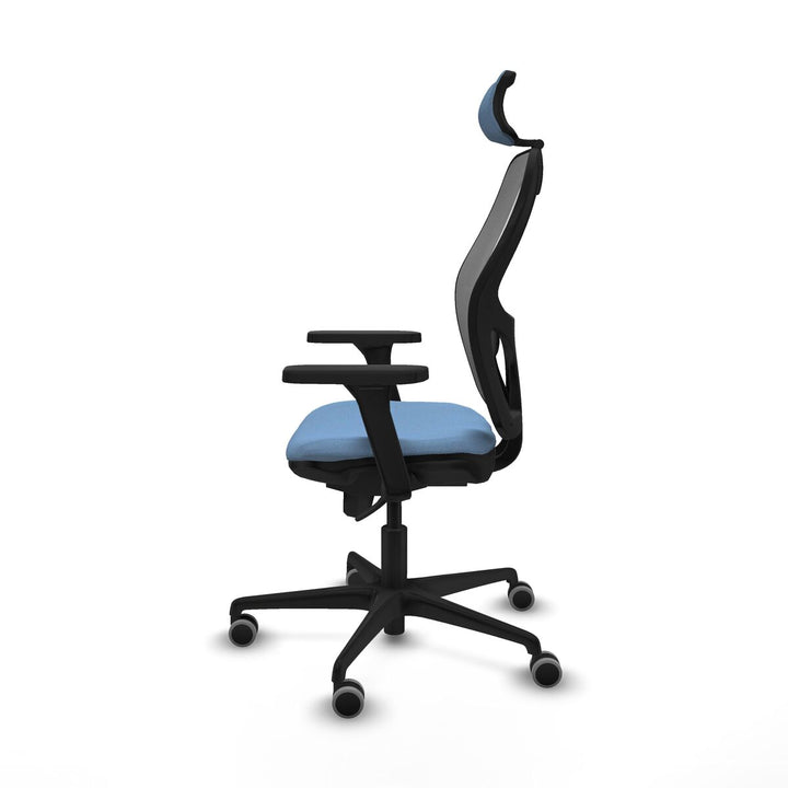 Office Chair with Headrest Piqueras y Crespo 3D036G2 Sky blue