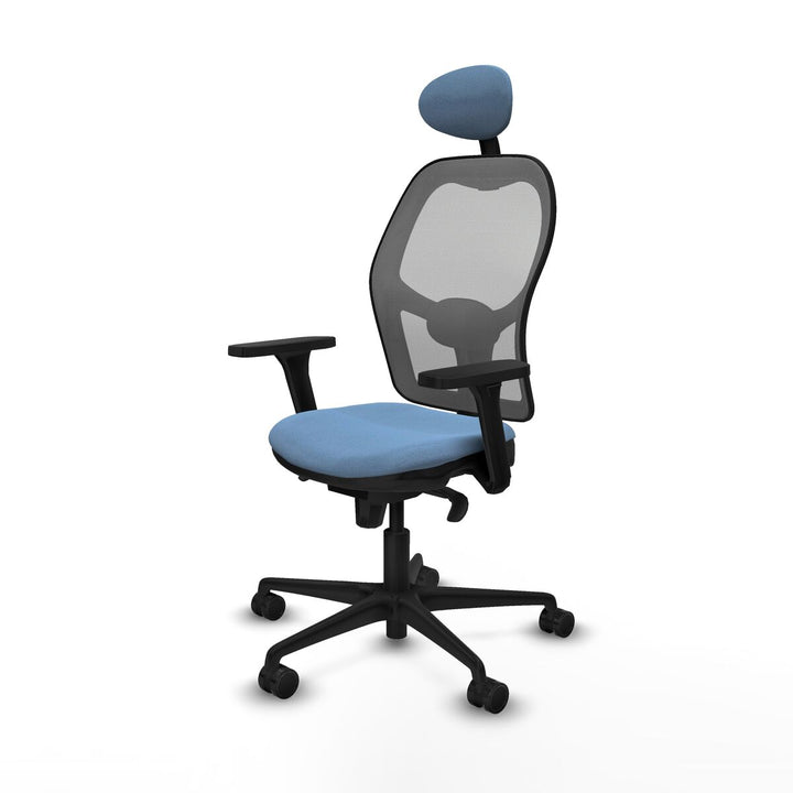 Office Chair with Headrest Piqueras y Crespo 3D036N1 Sky blue