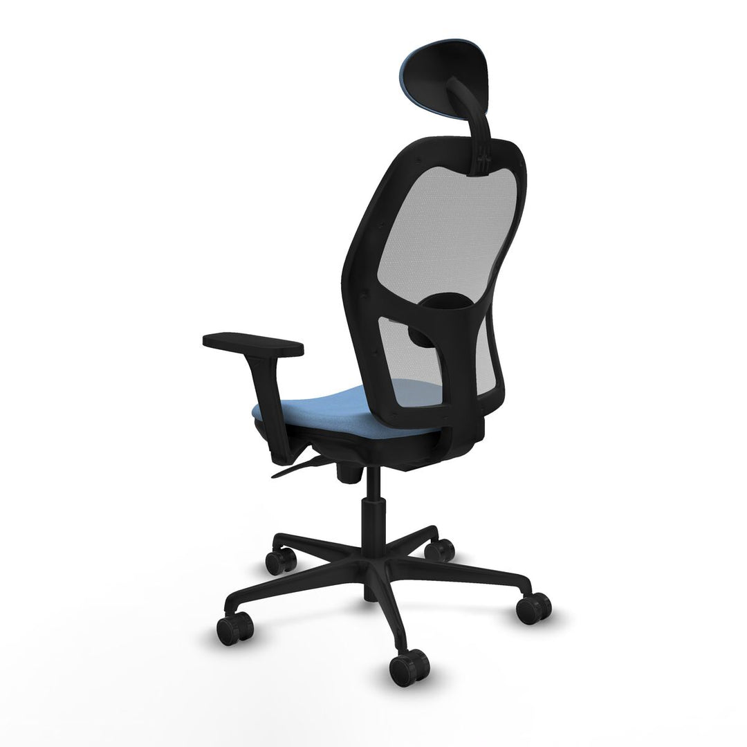 Office Chair with Headrest Piqueras y Crespo 3D036N1 Sky blue