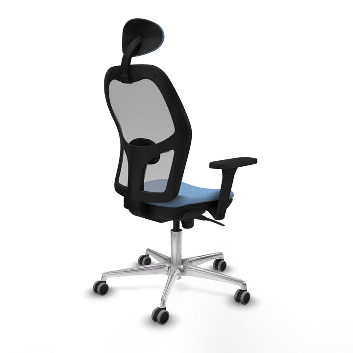 Office Chair with Headrest Piqueras y Crespo 3D086G1 Sky blue