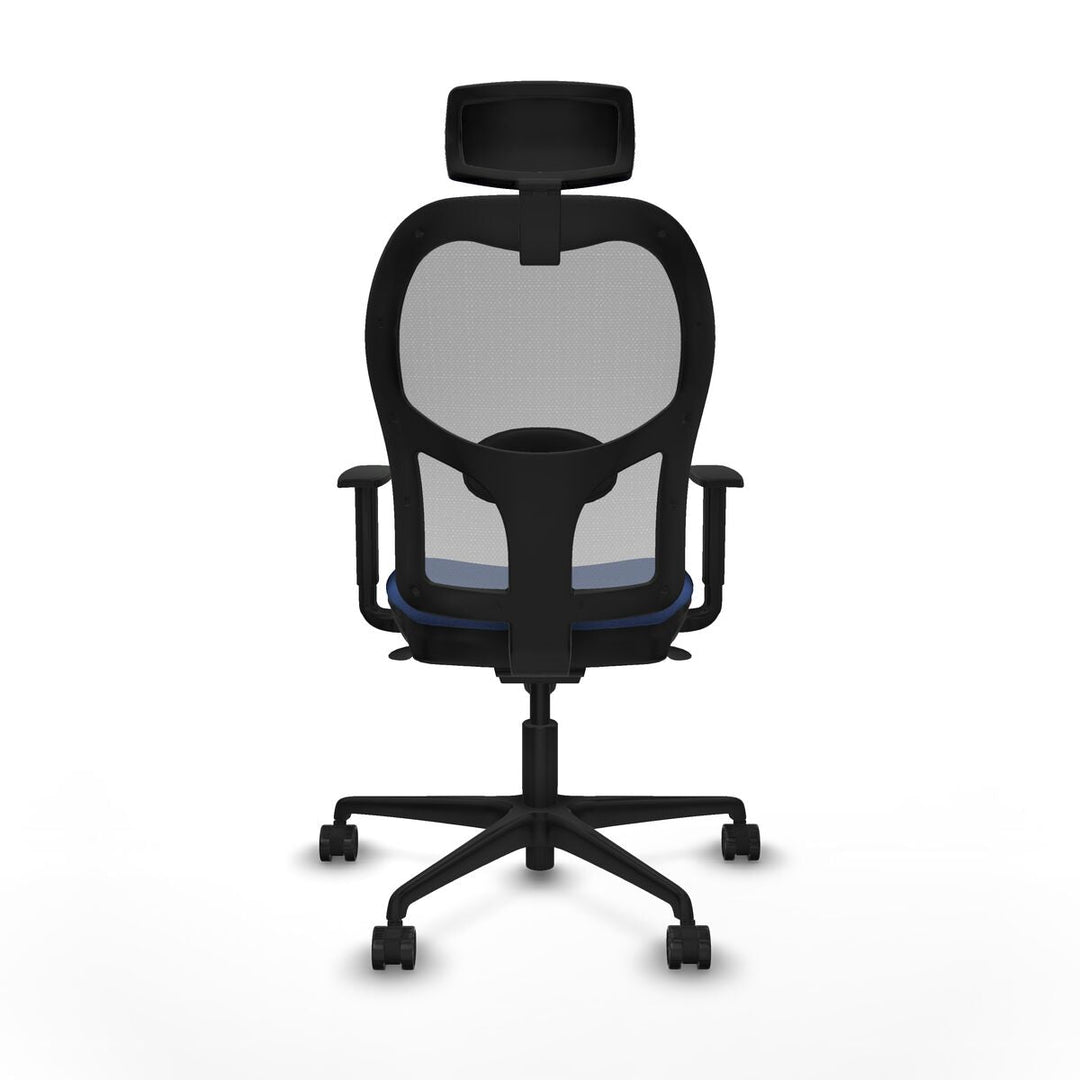 Office Chair with Headrest Piqueras y Crespo 1D036N2 Navy Blue