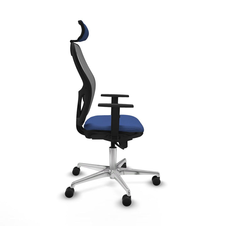Office Chair with Headrest Piqueras y Crespo 1D086N2 Navy Blue