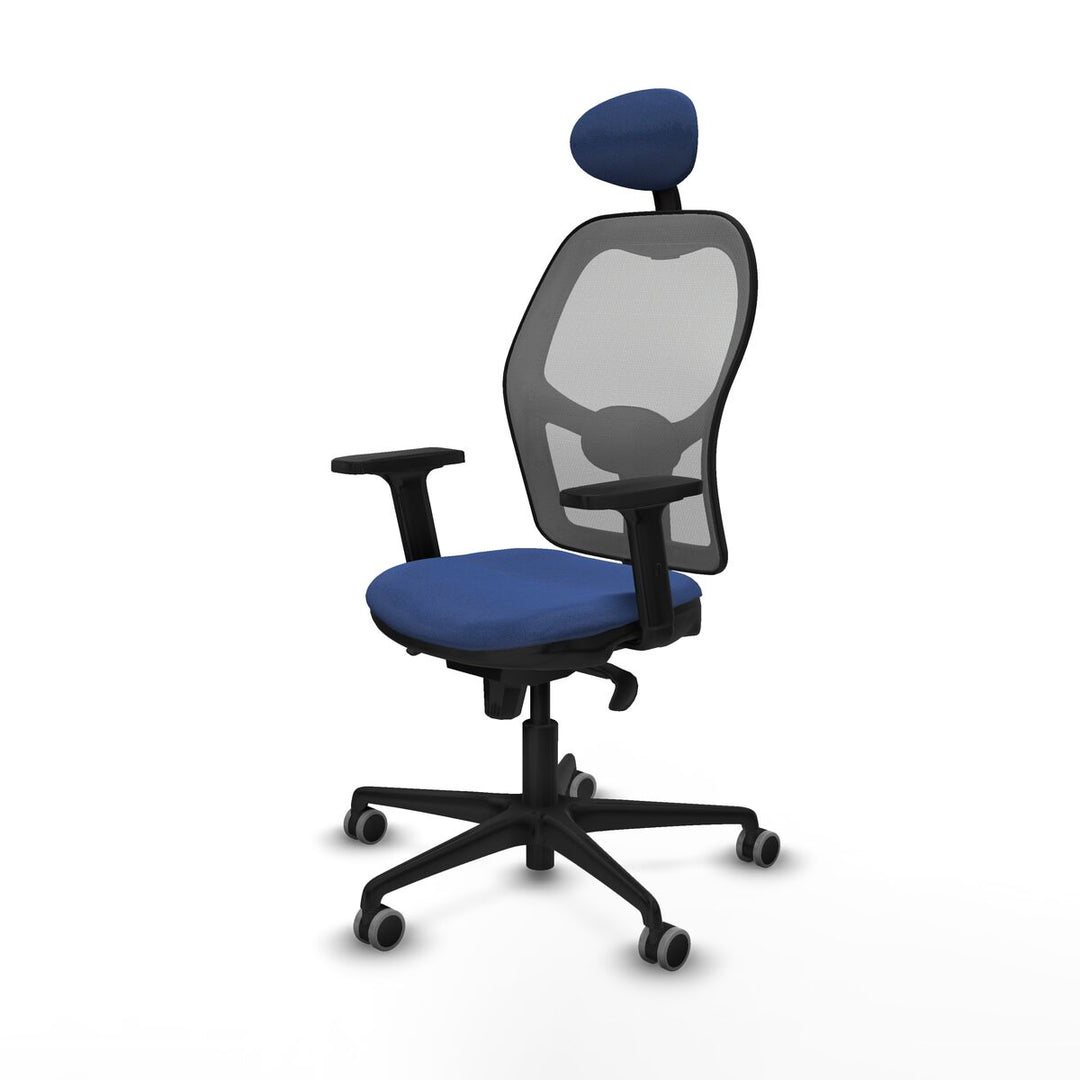 Office Chair with Headrest Piqueras y Crespo 2D036G1 Navy Blue