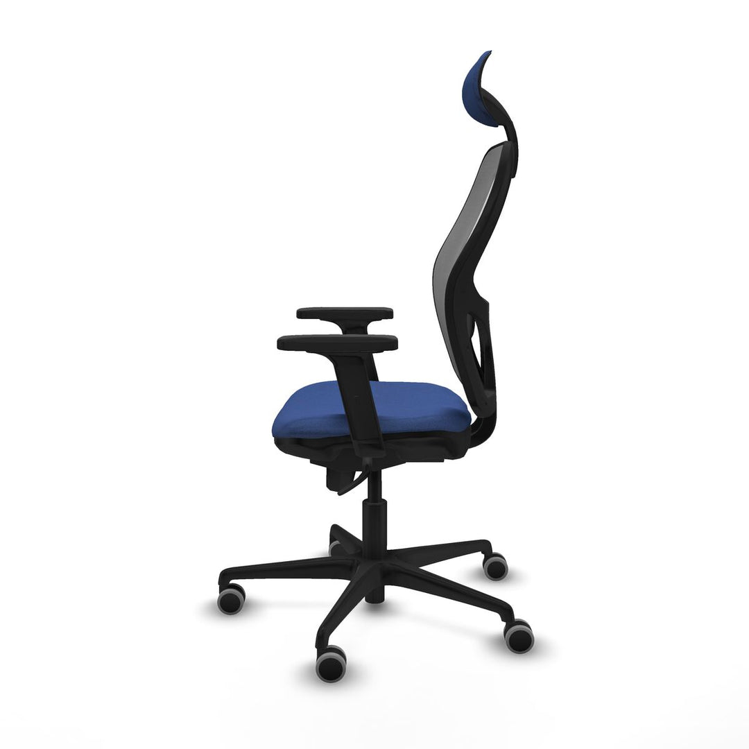Office Chair with Headrest Piqueras y Crespo 2D036G1 Navy Blue