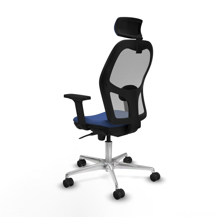 Office Chair with Headrest Piqueras y Crespo 2D086N2 Navy Blue