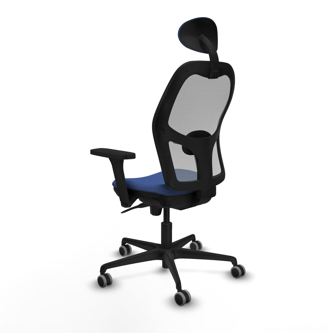 Office Chair with Headrest Piqueras y Crespo 3D036G1 Navy Blue