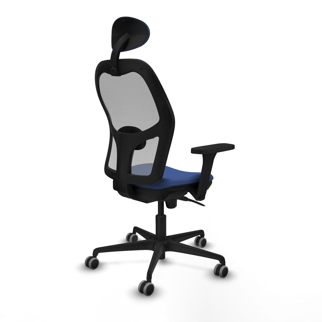 Office Chair with Headrest Piqueras y Crespo 3D036G1 Navy Blue
