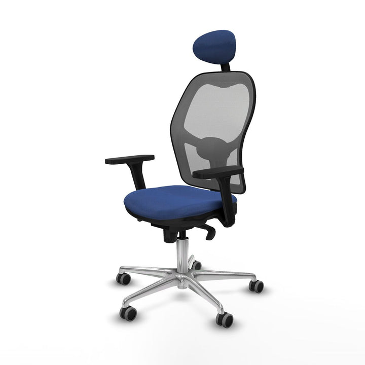 Office Chair with Headrest Piqueras y Crespo 3D086G1 Navy Blue