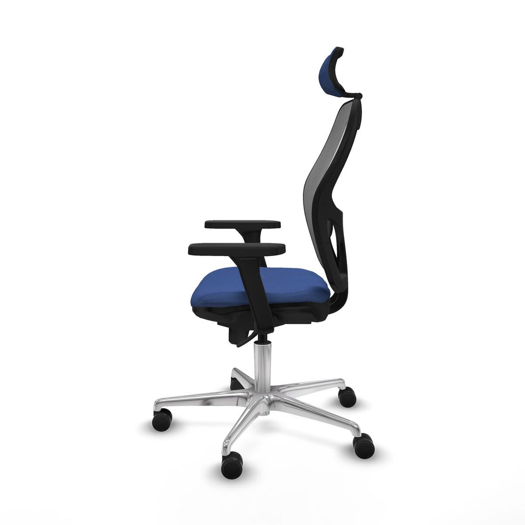 Office Chair with Headrest Piqueras y Crespo 3D086N2 Navy Blue
