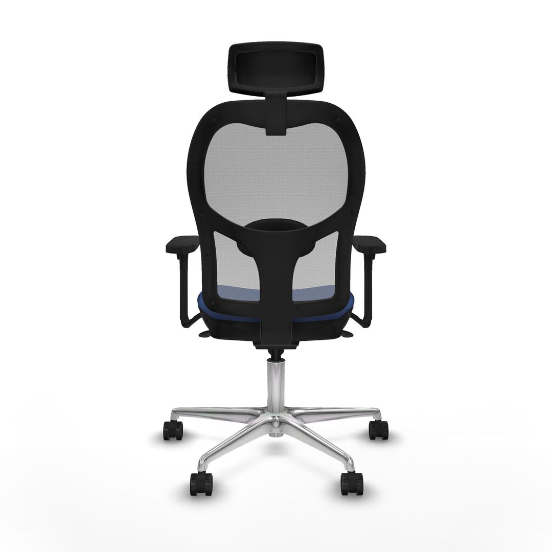 Office Chair with Headrest Piqueras y Crespo 3D086N2 Navy Blue