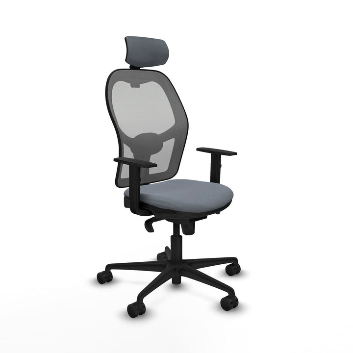 Office Chair with Headrest Piqueras y Crespo 1D036N2 Grey