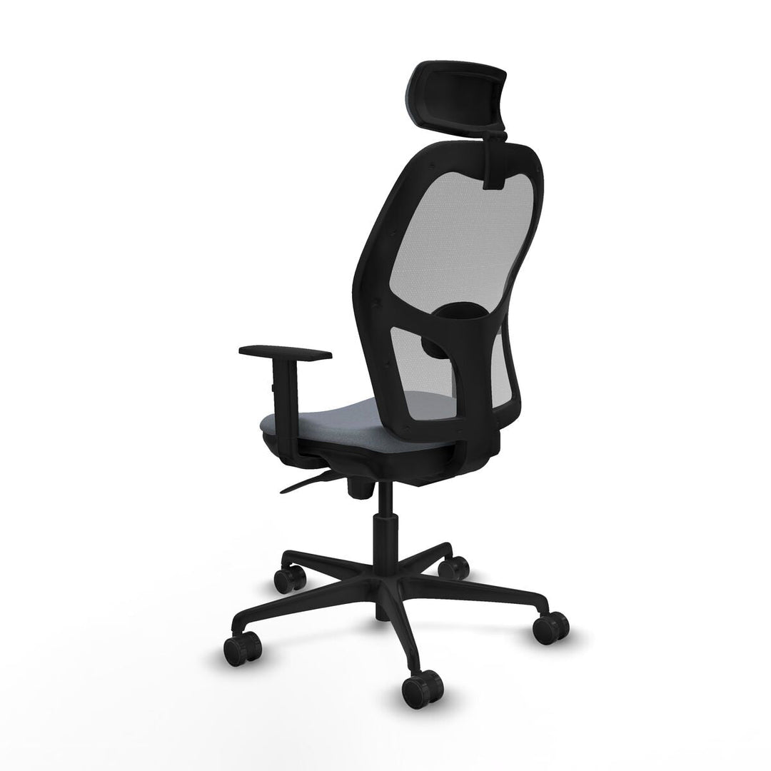 Office Chair with Headrest Piqueras y Crespo 1D036N2 Grey