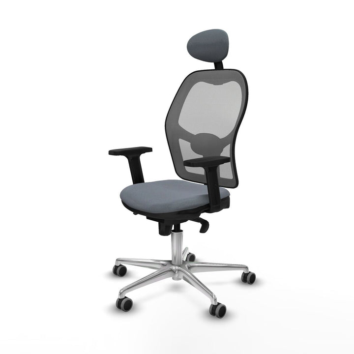 Office Chair with Headrest Piqueras y Crespo 2D086G1 Grey
