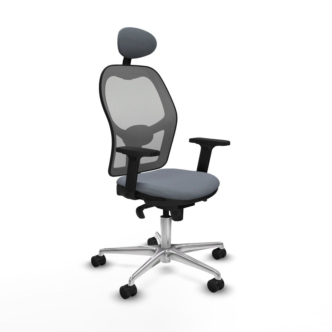 Office Chair with Headrest Piqueras y Crespo 2D086N1 Grey