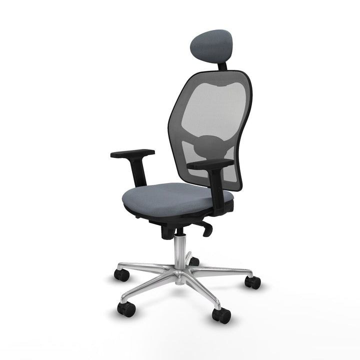 Office Chair with Headrest Piqueras y Crespo 2D086N1 Grey
