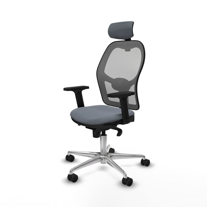 Office Chair with Headrest Piqueras y Crespo 2D086N2 Grey