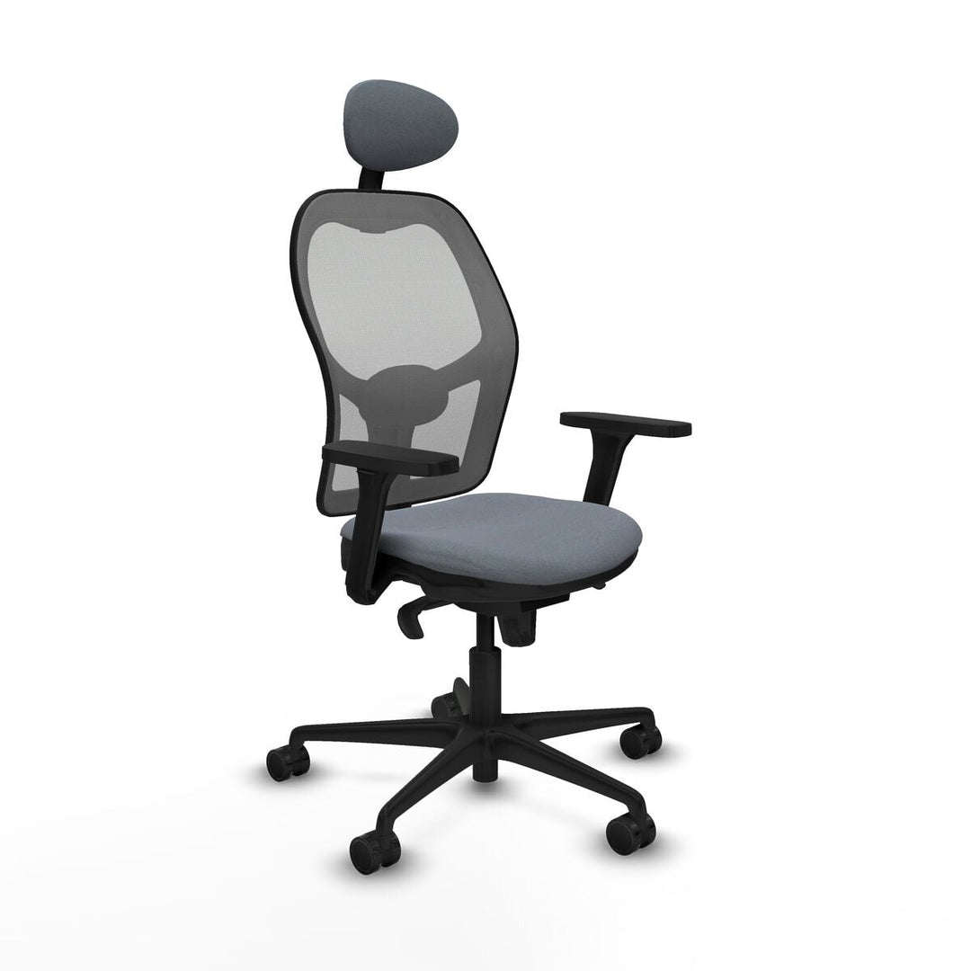 Office Chair with Headrest Piqueras y Crespo 3D036N1 Grey