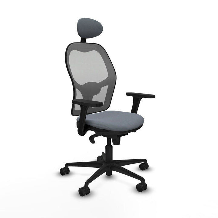 Office Chair with Headrest Piqueras y Crespo 3D036N1 Grey