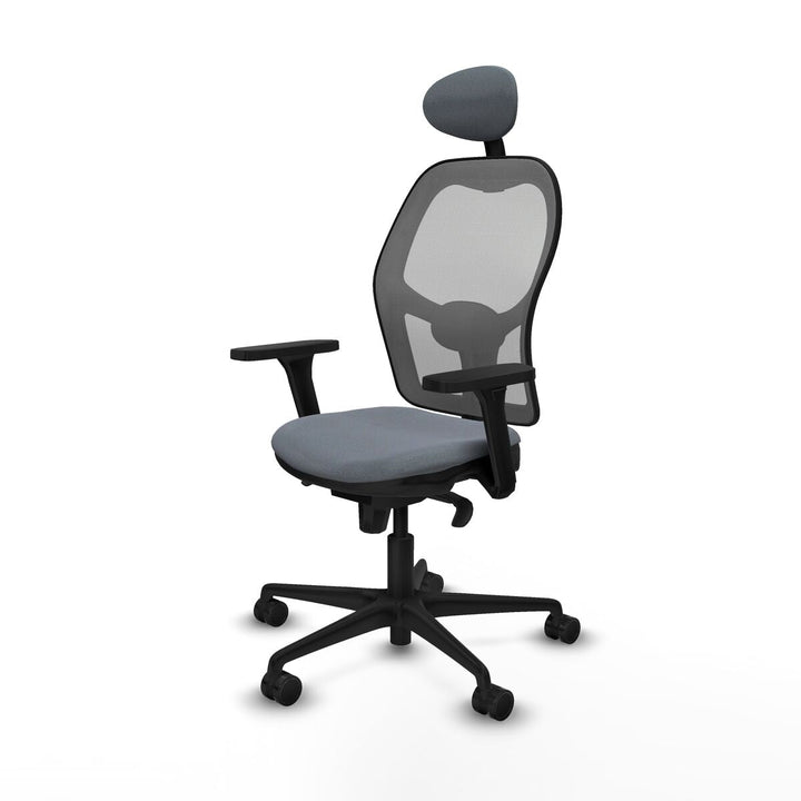 Office Chair with Headrest Piqueras y Crespo 3D036N1 Grey