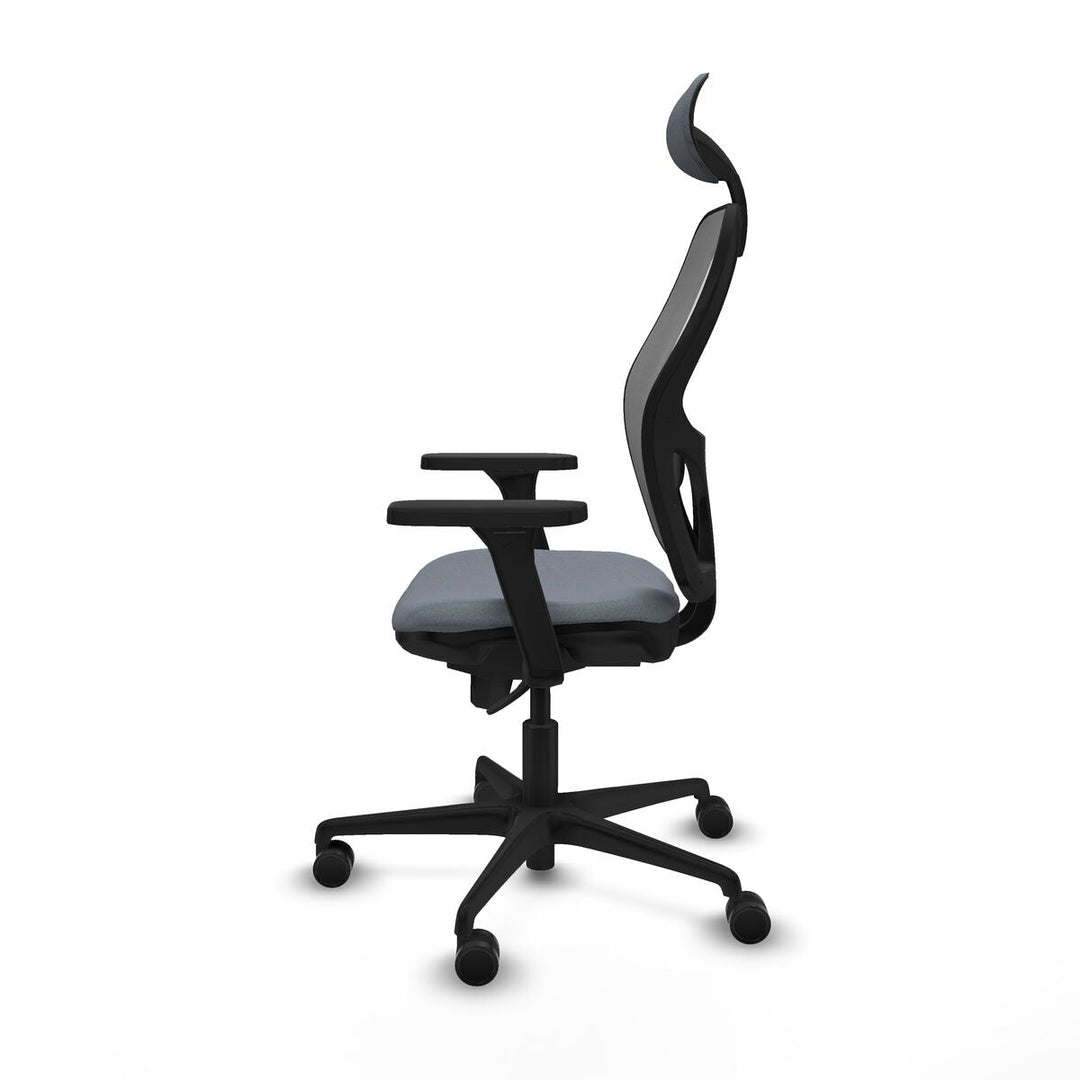 Office Chair with Headrest Piqueras y Crespo 3D036N1 Grey