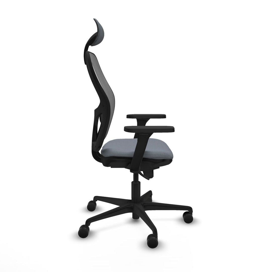 Office Chair with Headrest Piqueras y Crespo 3D036N1 Grey
