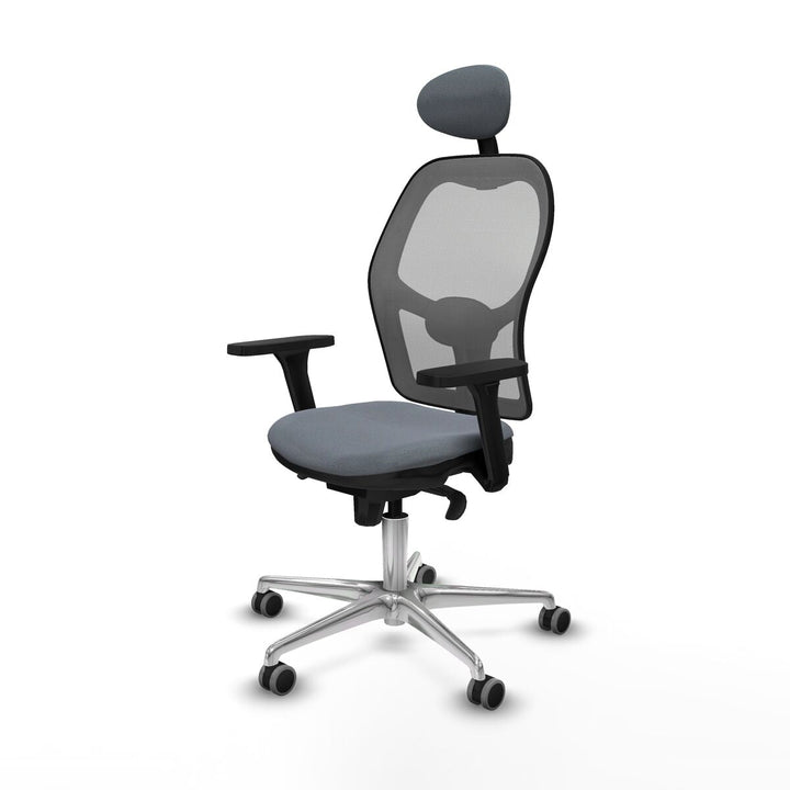 Office Chair with Headrest Piqueras y Crespo 3D086G1 Grey