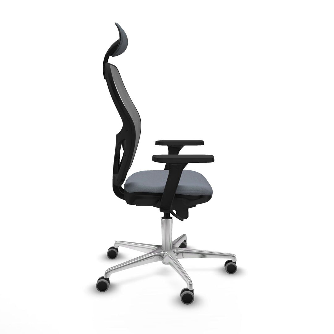 Office Chair with Headrest Piqueras y Crespo 3D086G1 Grey