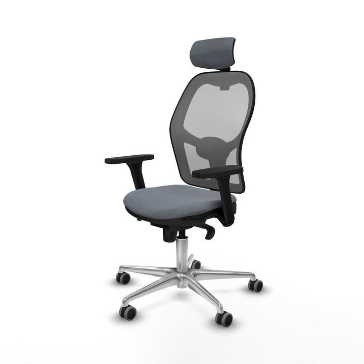 Office Chair with Headrest Piqueras y Crespo 3D086G2 Grey