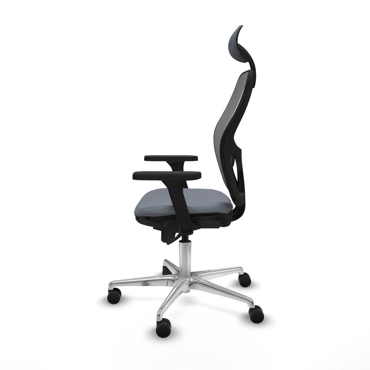 Office Chair with Headrest Piqueras y Crespo 3D086N1 Grey