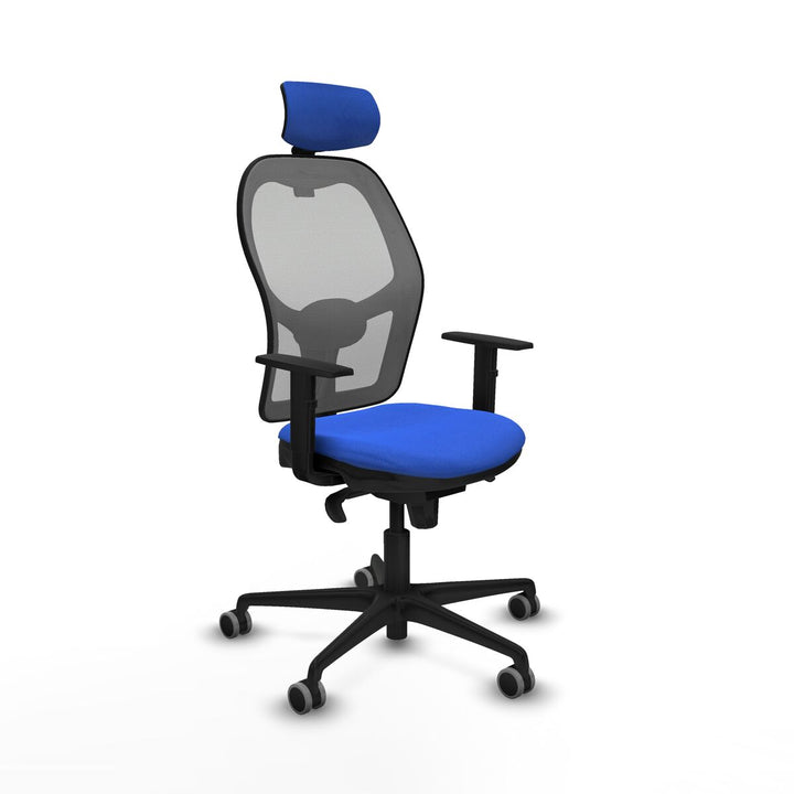 Office Chair with Headrest Piqueras y Crespo 1D036G2 Blue