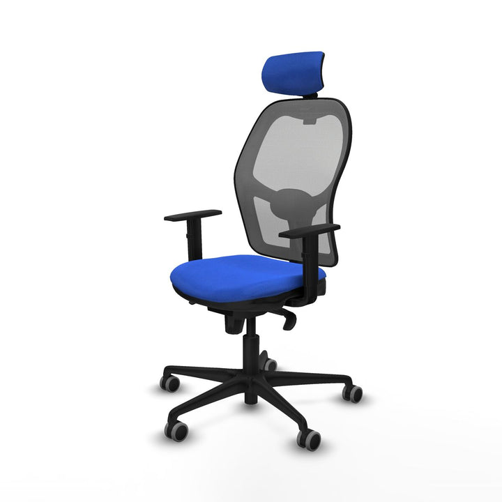 Office Chair with Headrest Piqueras y Crespo 1D036G2 Blue