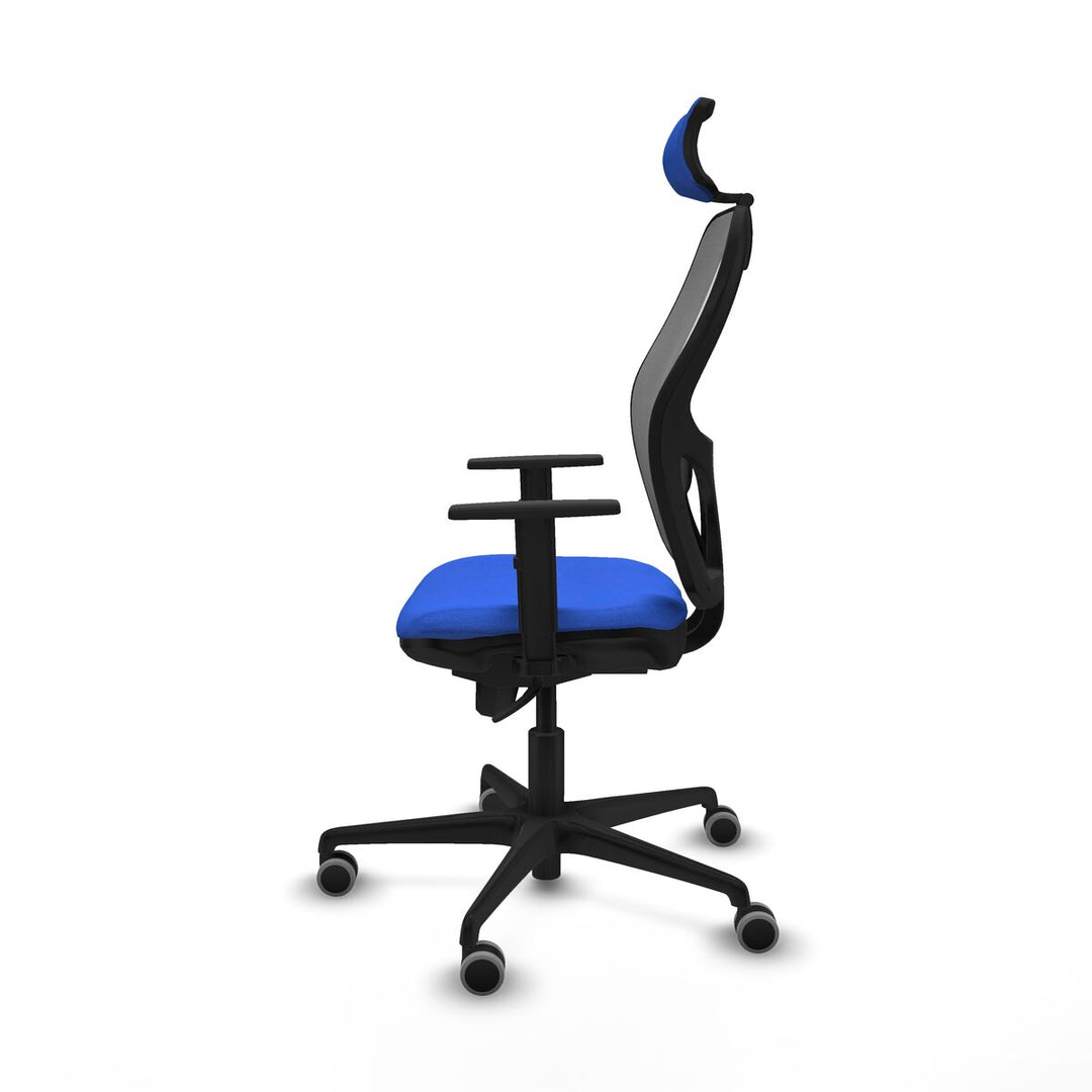Office Chair with Headrest Piqueras y Crespo 1D036G2 Blue