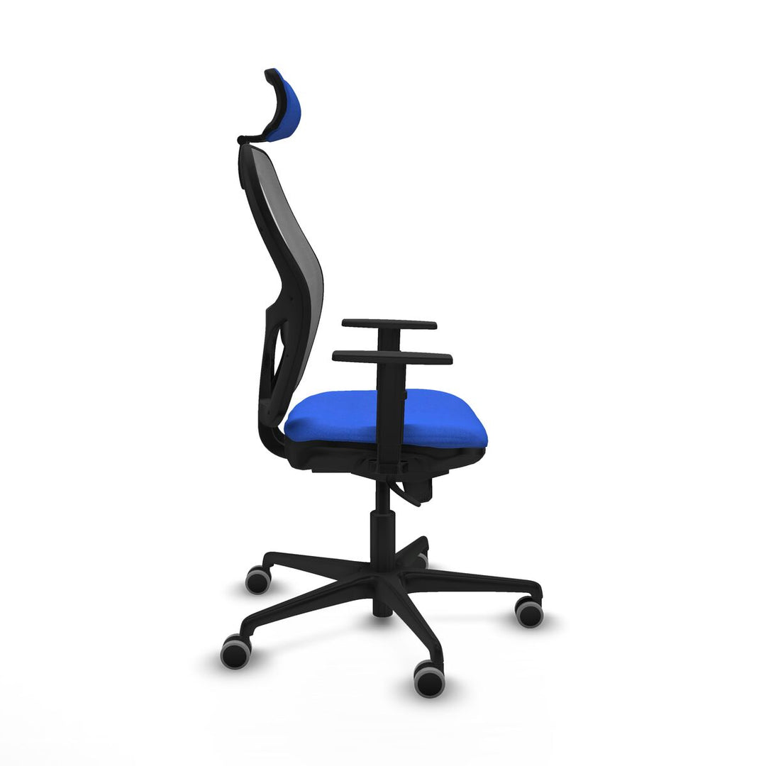 Office Chair with Headrest Piqueras y Crespo 1D036G2 Blue