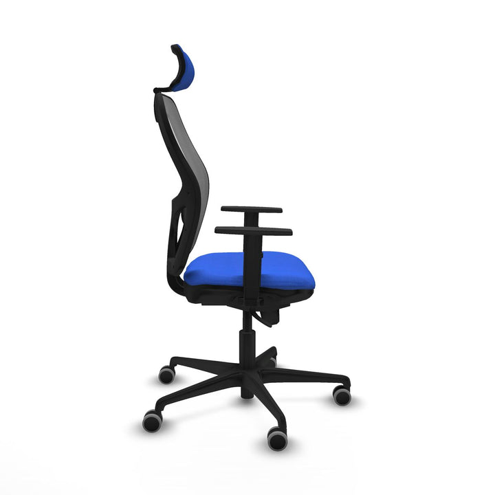 Office Chair with Headrest Piqueras y Crespo 1D036G2 Blue