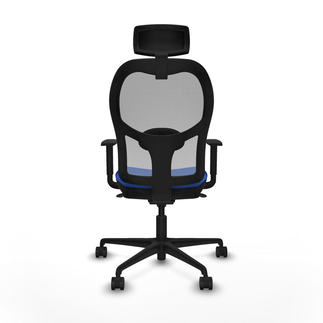 Office Chair with Headrest Piqueras y Crespo 1D036N2 Blue