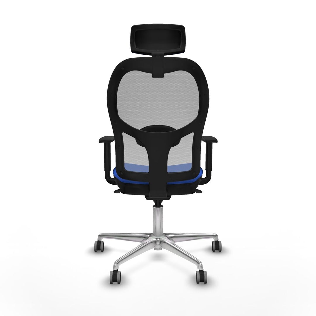 Office Chair with Headrest Piqueras y Crespo 1D086G2 Blue