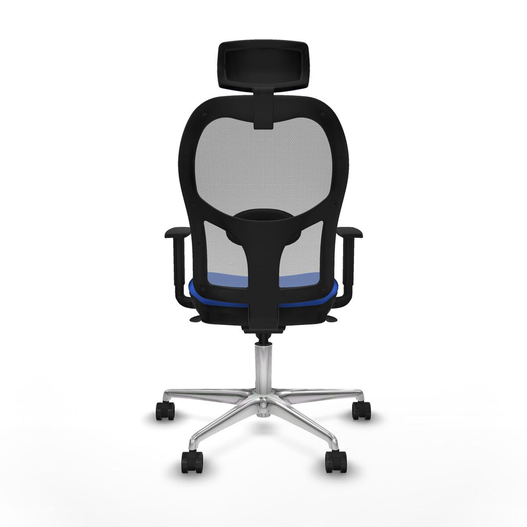 Office Chair with Headrest Piqueras y Crespo 1D086N2 Blue