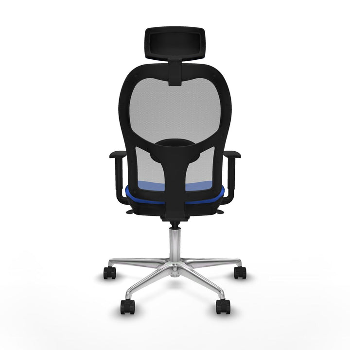 Office Chair with Headrest Piqueras y Crespo 1D086N2 Blue