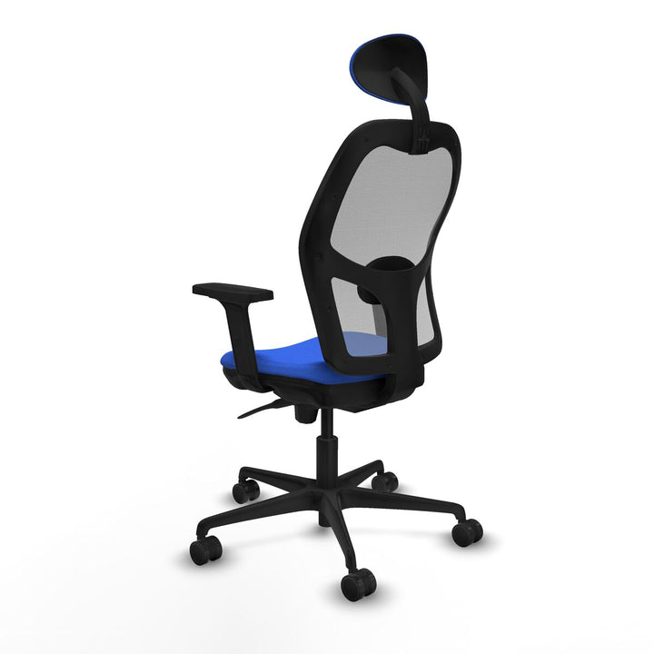 Office Chair with Headrest Piqueras y Crespo 2D036N1 Blue