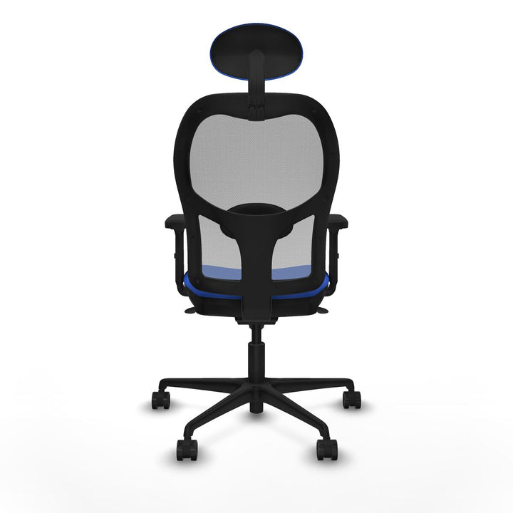 Office Chair with Headrest Piqueras y Crespo 2D036N1 Blue