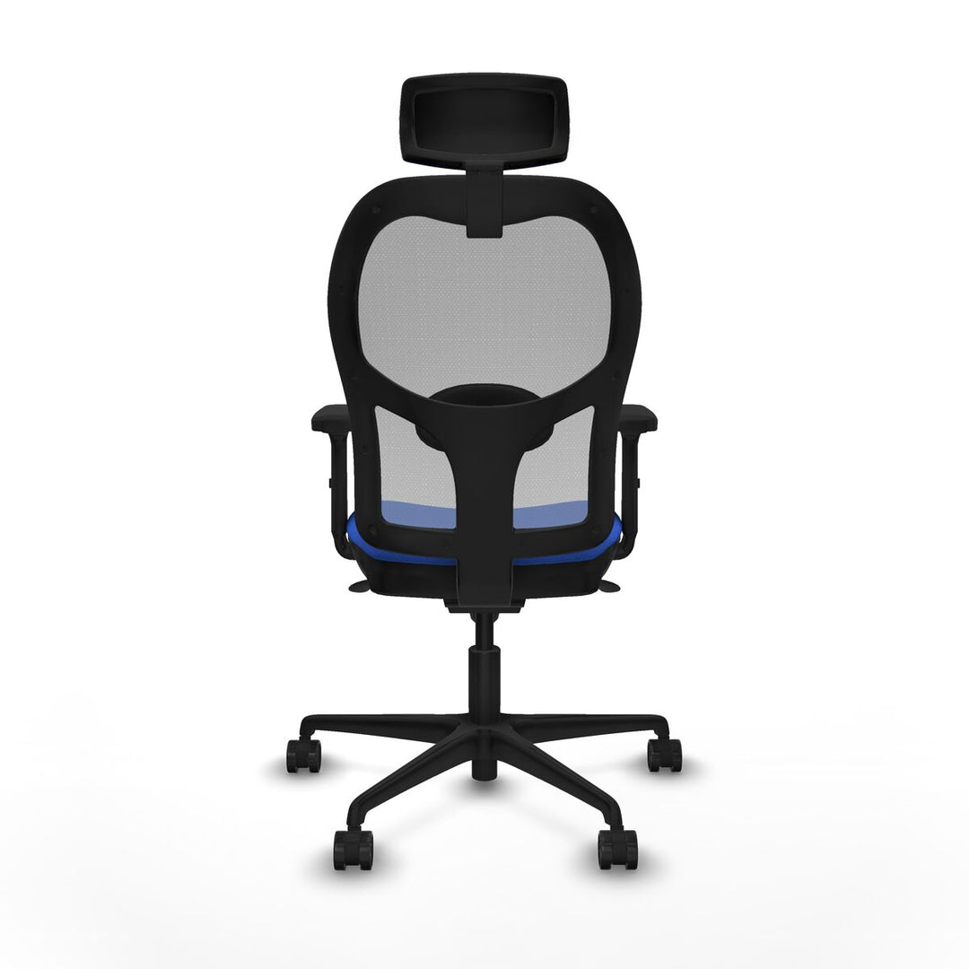 Office Chair with Headrest Piqueras y Crespo 2D036N2 Blue